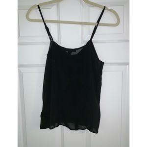 Black tank top